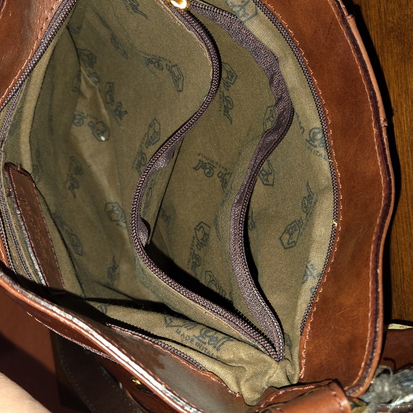 Valentina Rich Brown Leather Shoulder Bag - Picture 16 of 17